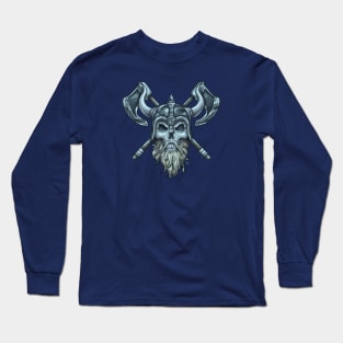 Warrior Skull Long Sleeve T-Shirt